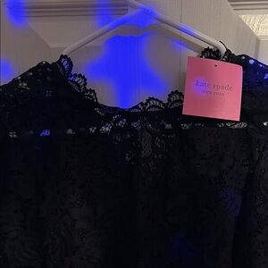 Kate Spade Black Lace Top